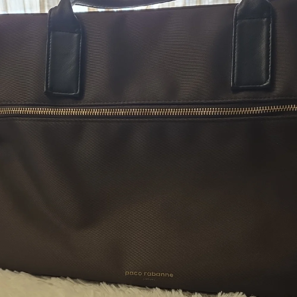 Paco Rabanne Men's Dark Brown Briefcase